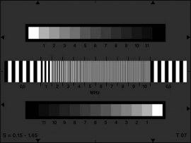 脈沖灰度測(cè)試卡 色調(diào)再現(xiàn)和頻率響應(yīng)評(píng)估